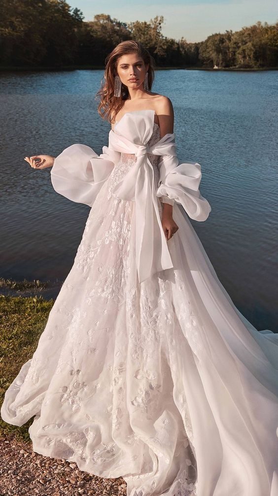 Nevěsta, svatební šaty Galia Lahav