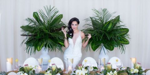 Svatební editoriál podle trendů 2018! VÍTEJTE V TROPICKÉ OÁZE