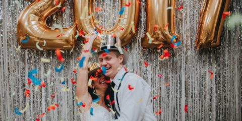 Glamour, zářivá a velkolepá. Právě taková může být vaše novoroční svatba