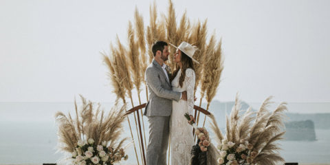 21 tipů na stylové svatební dekorace z pampové trávy, které vám vezmou dech