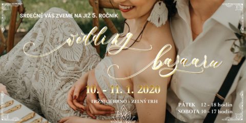 Přijďte na Wedding Bazaar podívat se na novinky, inspirovat se nápady a získat kontakty, které vám ulehčí přípravu svatby