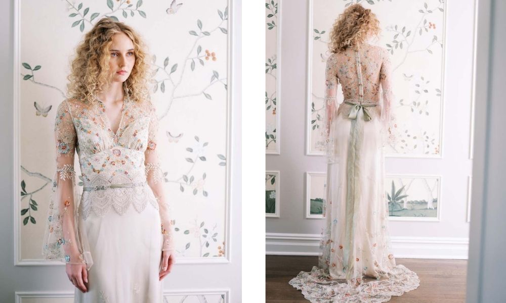 Claire Pettibone svatební šaty na podzim 2020