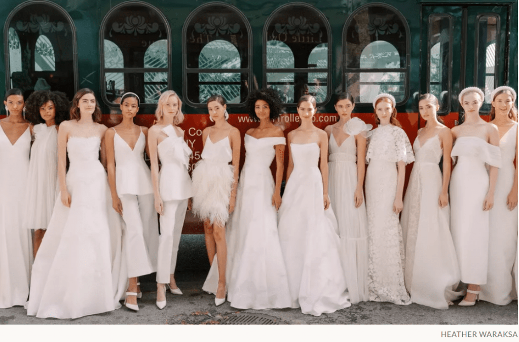 Lela Rosa svatební šaty 2020