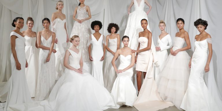 Čisté, klasické a dokonalé, to jsou svatební šaty z kolekce Steven Birnbaum zimu 2020