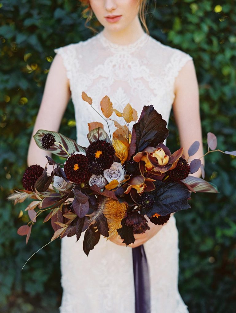 Podzimní svatební kytice