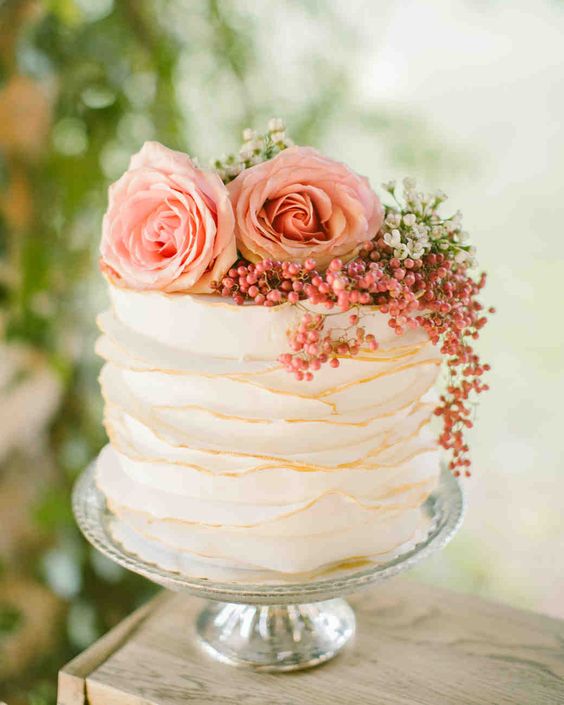 Svatební dort na minisvatbu