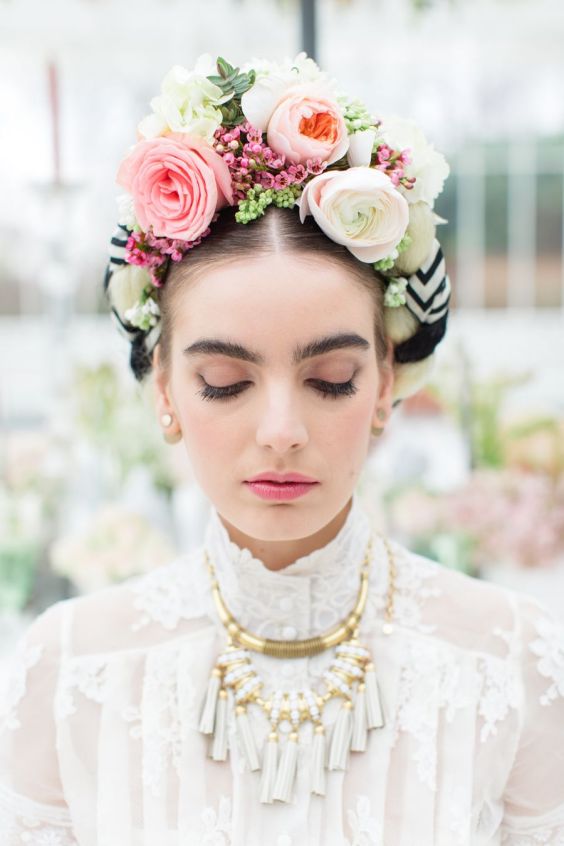 Svatba ve stylu Fridy Kahlo