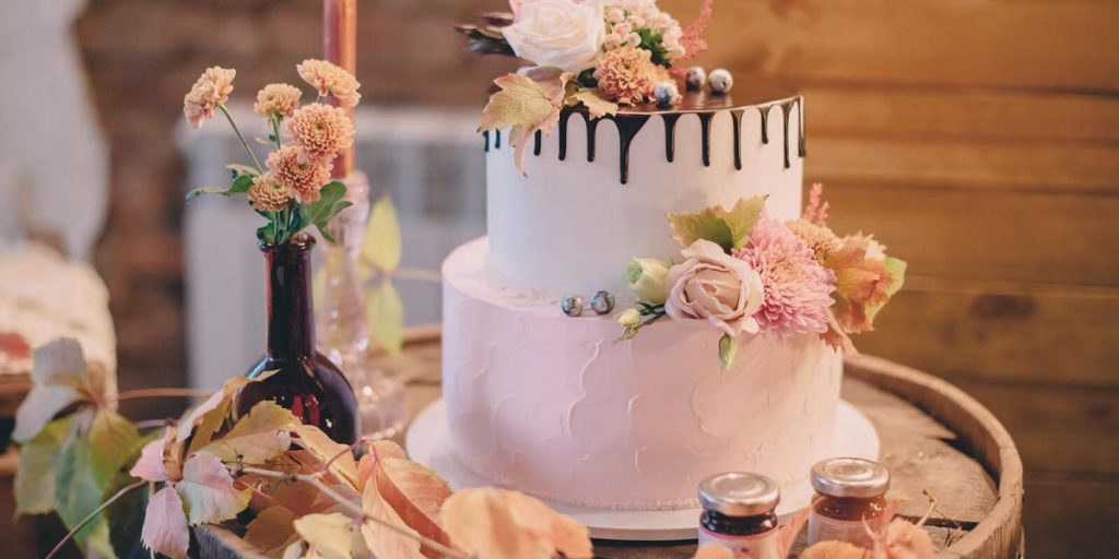 Podzimní svatební dorty