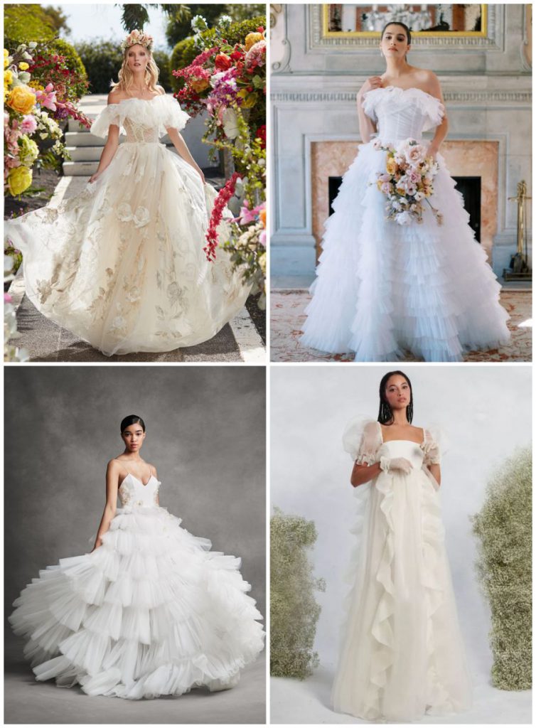 Svatební šaty, trendy 2022