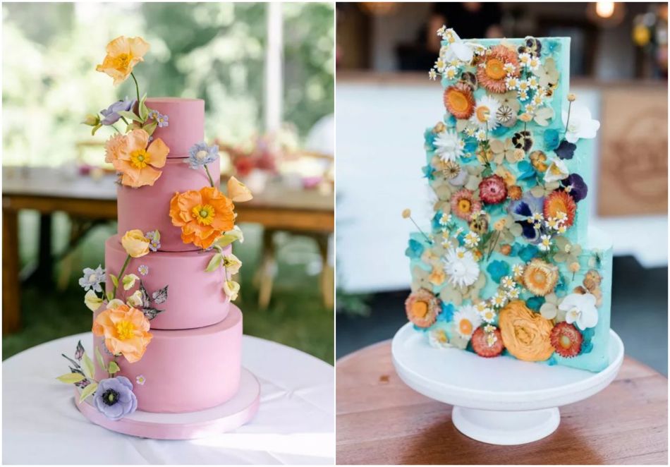 trendy svatební dorty 2022