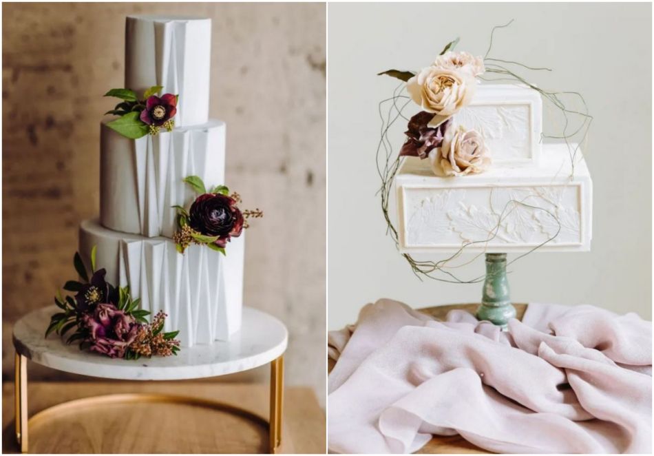 Svatební dorty s 3D efektem