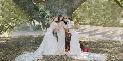 Claire Pettibone pozvala do své svatební kolekce pro rok 2022 antické bohyně