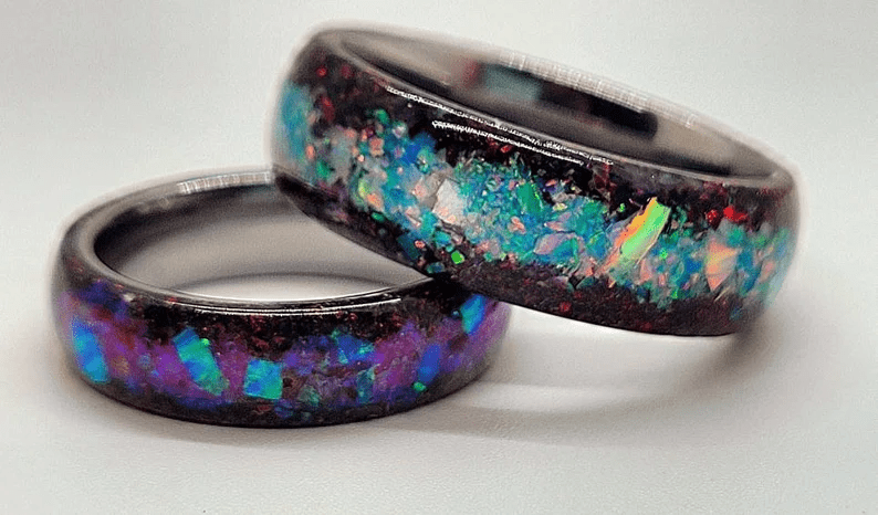 Neobvkylé snubní prsteny, wolframové prsteny