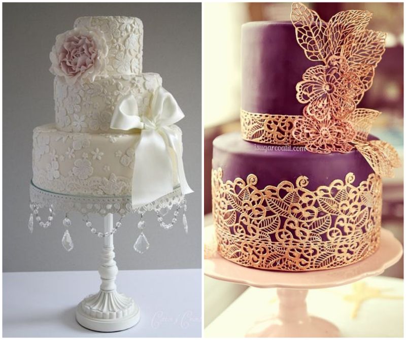 Barokní svatební dorty