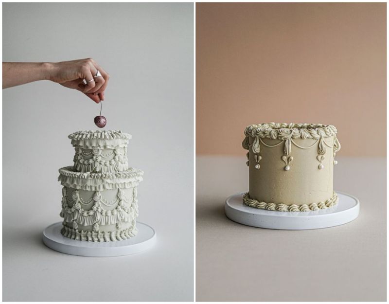 Malé svatební dorty