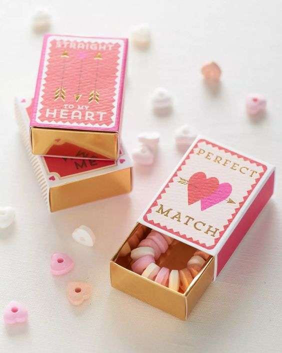 Valentýnské svatební sladkosti