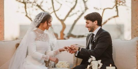 Královská svatba! Luxus, jemnost a elegance doprovázely veselku jordánské princezny Iman