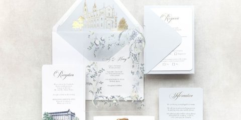 Akrylová svatební oznámení jsou elegantní a působivá