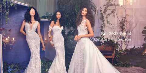 Ines Di Santo Couture. Kolekci pro podzim 2023 inspirovaly středověké skleněné lampy